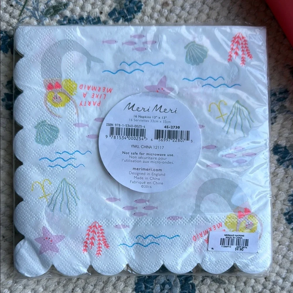 New Meri Meri Birthday Tea Party Time Set Bundle Lot Mermaids Stars Wands - Picture 3 of 10